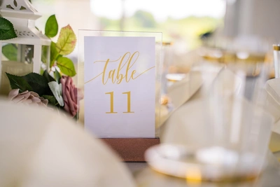  Wedding Table Number