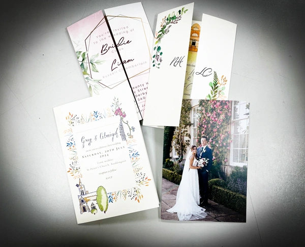  Wedding Folded Invites