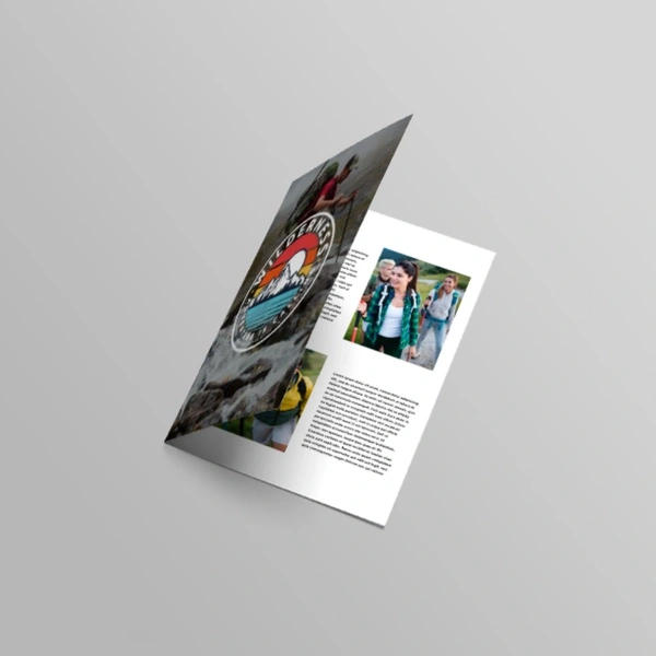 Folded Flyers Leaflets Half Fold